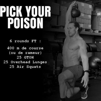 wod cardio crossfit pick your poison
